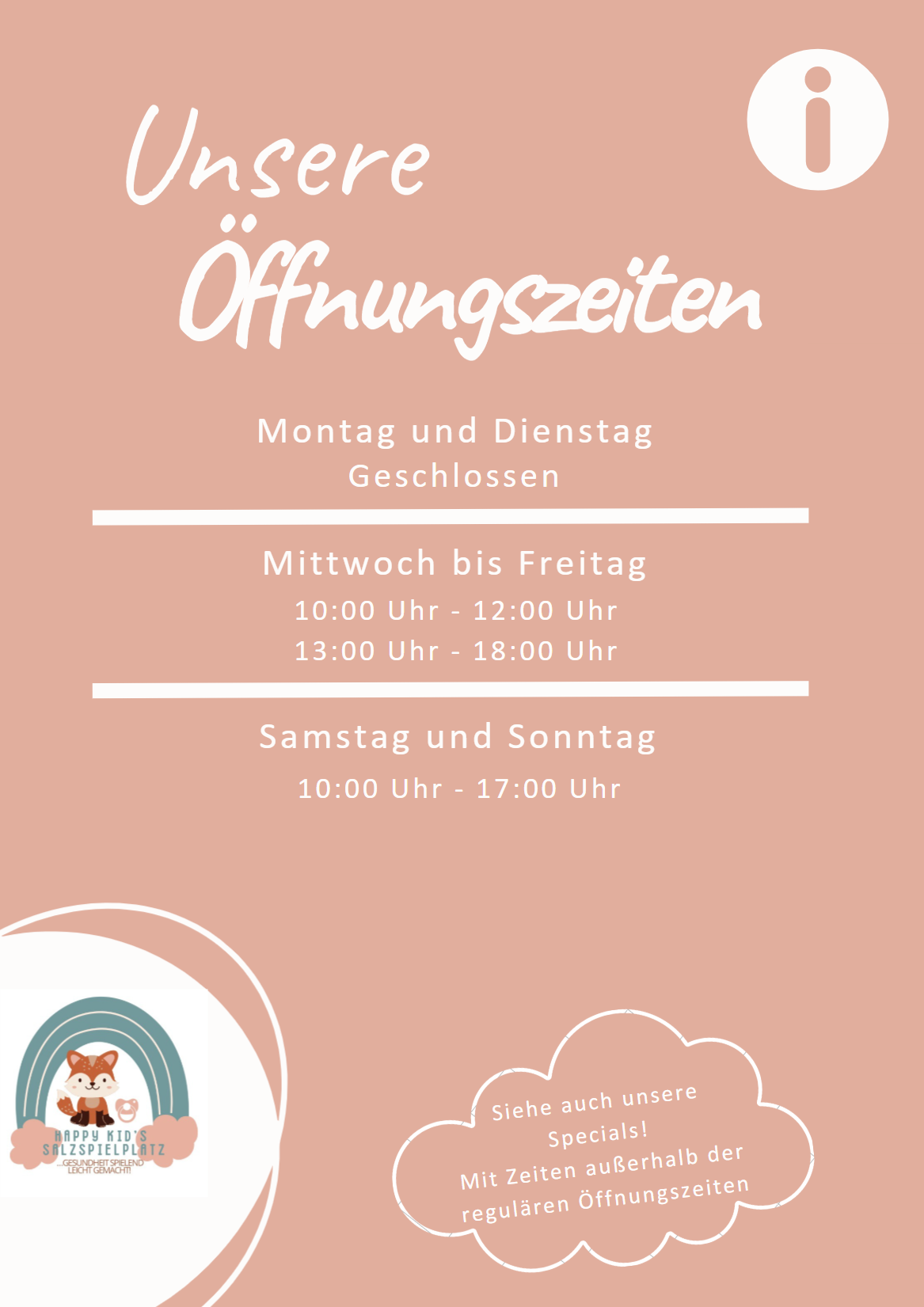Öffnungszeiten